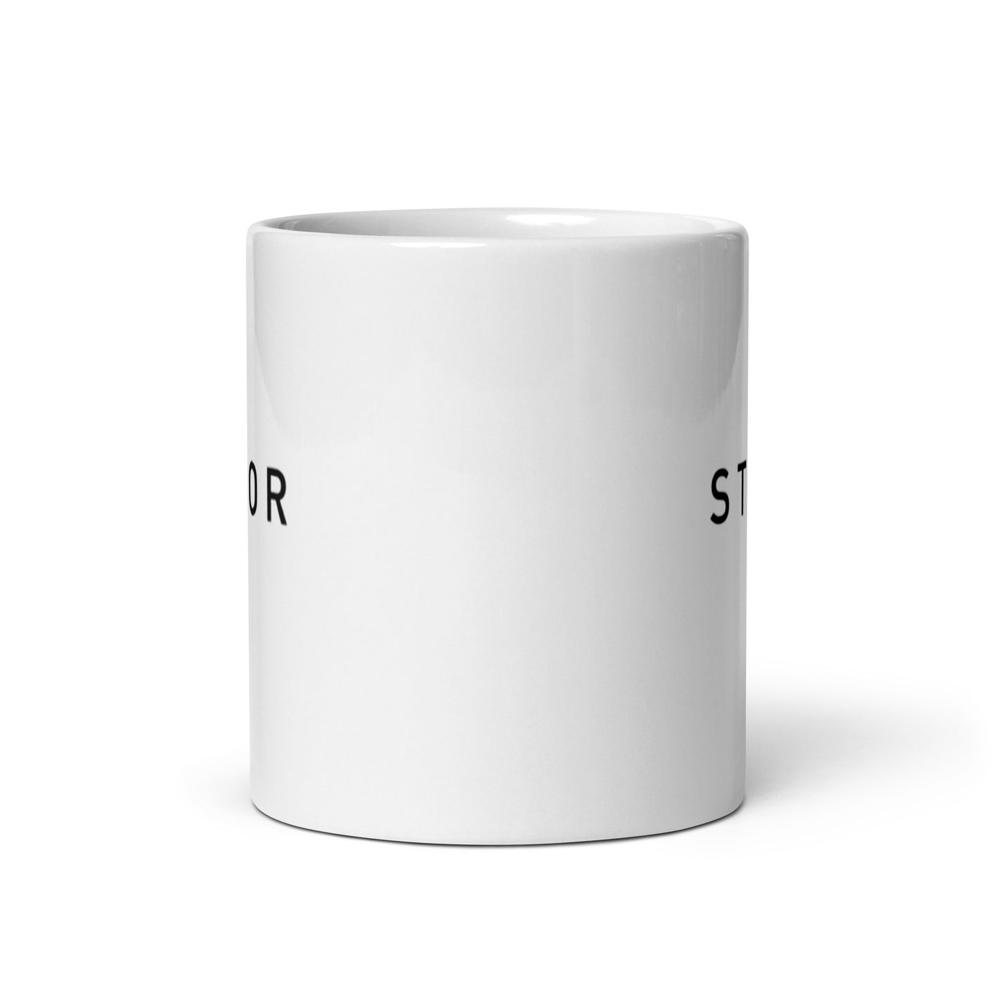 STOOR Logo Mug - Glossy White